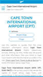 Mobile Screenshot of capetown-airport.com